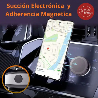 MagnoGrip™ - Soporte Celular Magnético Automático 360° con Batería Recargable