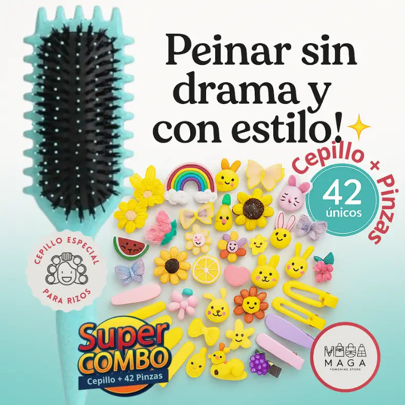 Combo Rizos Mágicos & 42 Pinzas Felices™