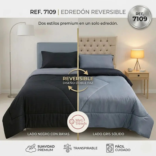 Edredón Doble Faz Cama Doble + obsequio 2 fundas