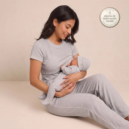 SET PIJAMA DE LACTANCIA MADRE E HIJO