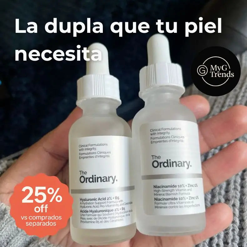 Combo The Ordinary (Niacinamida + Acido Hialurónico)