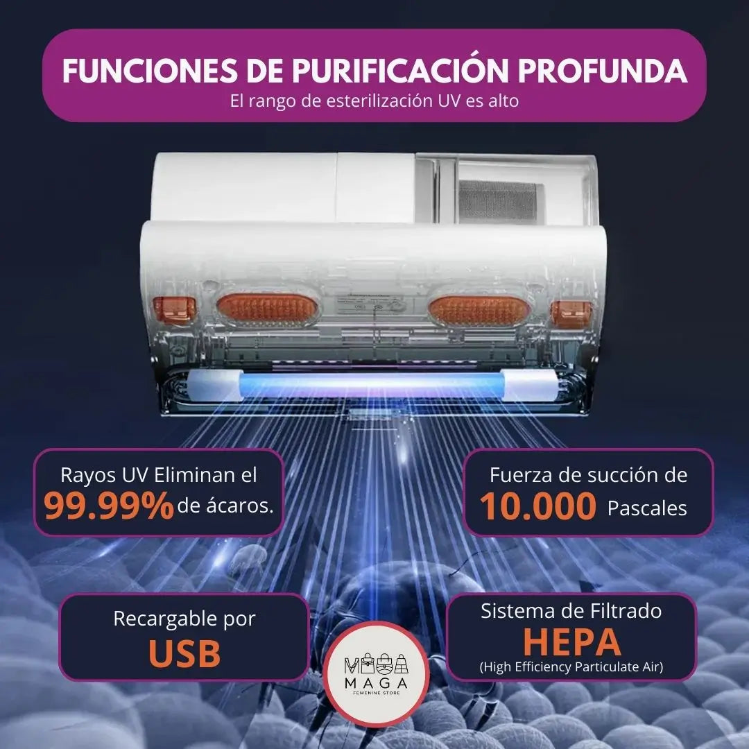 Aspiradora AcaraRest - Especialista en Camas y Muebles