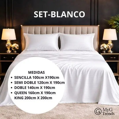 |Juego de sábanas|Elite✅MÁS 2 ALMOHADAS GRATIS⭐