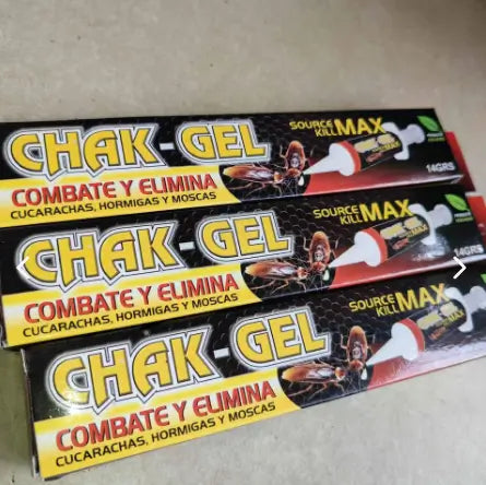 CHAKGEL® Elimina las cucarachas de tu hogar con una sola gota