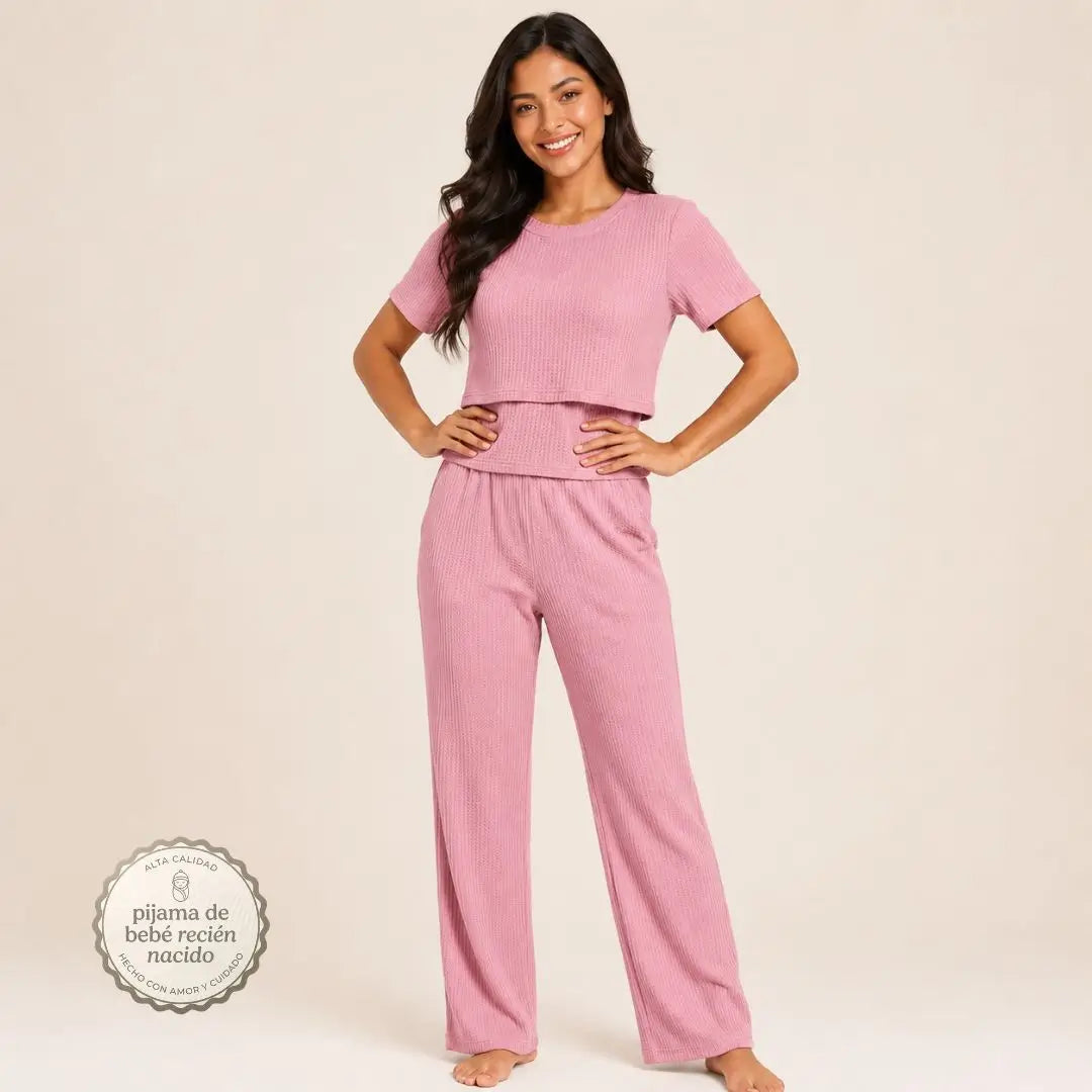 SET PIJAMA DE LACTANCIA MADRE E HIJO