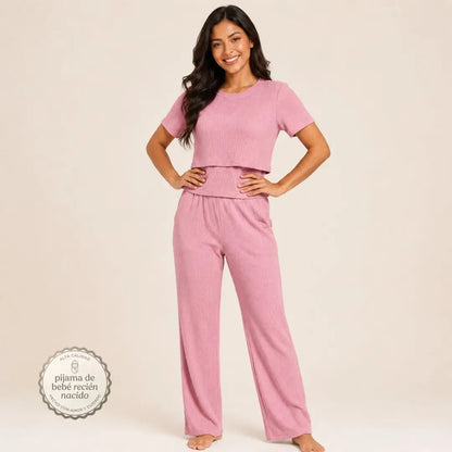 SET PIJAMA DE LACTANCIA MADRE E HIJO