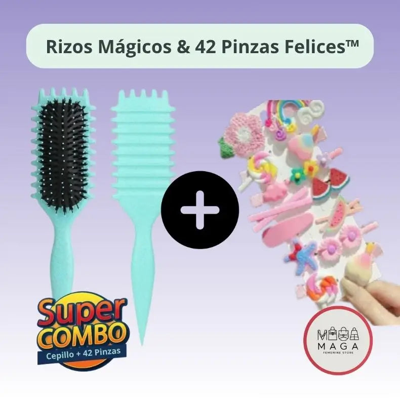 Combo Rizos Mágicos & 42 Pinzas Felices™