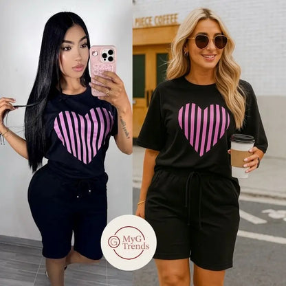 Conjunto Corazón (Short + Tshirt)