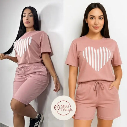 Conjunto Corazón (Short + Tshirt)