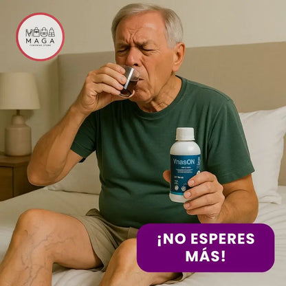 VnasON – Piernas más ligeras y libres de molestias, con ingredientes 100% naturales