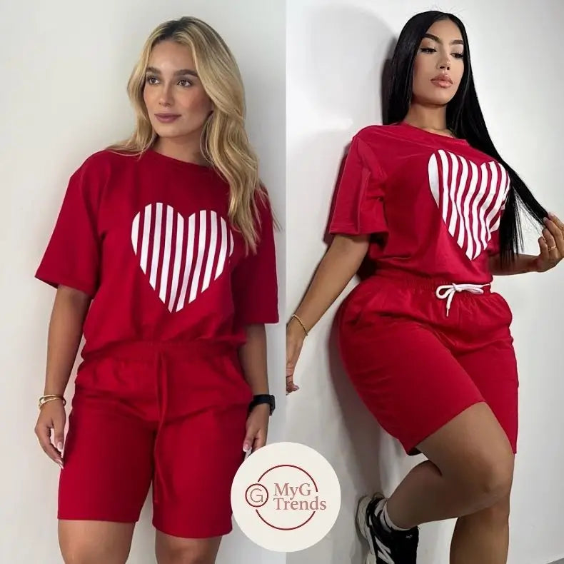 Conjunto Corazón (Short + Tshirt)