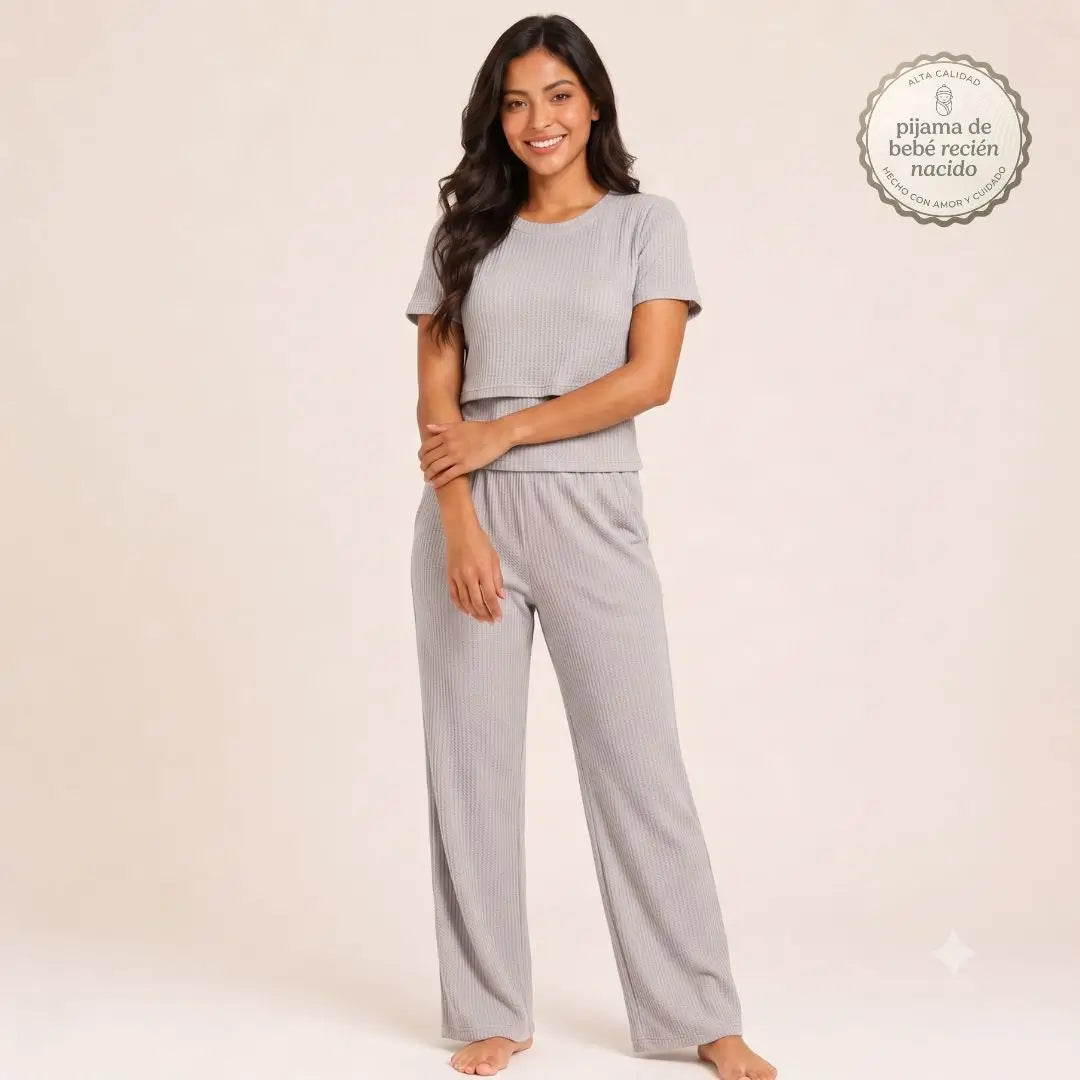 SET PIJAMA DE LACTANCIA MADRE E HIJO