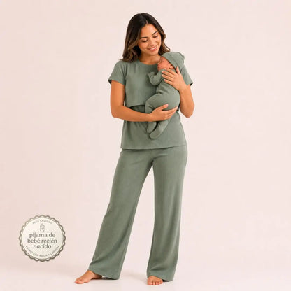 SET PIJAMA DE LACTANCIA MADRE E HIJO