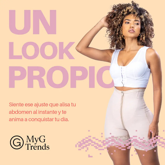 Faja Short Look Invisible, Control de Abdomen y Push Up