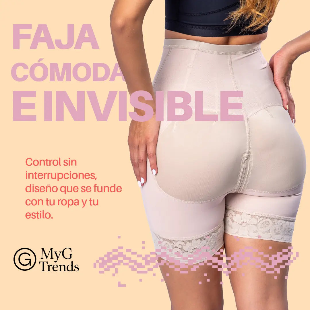 Faja Short Look Invisible, Control de Abdomen y Push Up