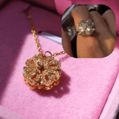 EL DÚO IDEAL 👸| COLLAR Y ANILLO DE TREBOLL| ⭐