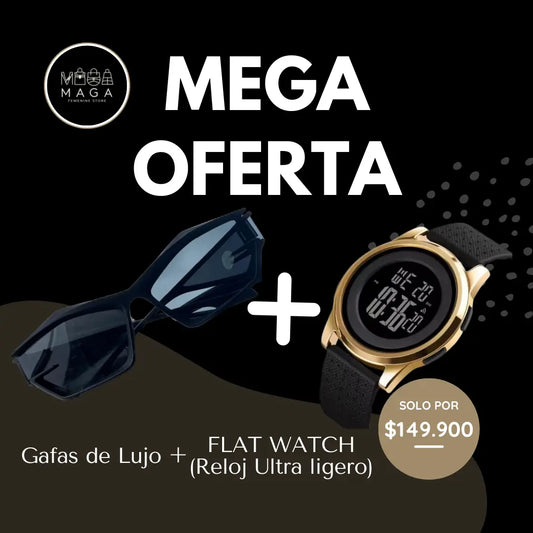 Gafas de Lujo + FLATX WATCH (Reloj Ultra Ligero)