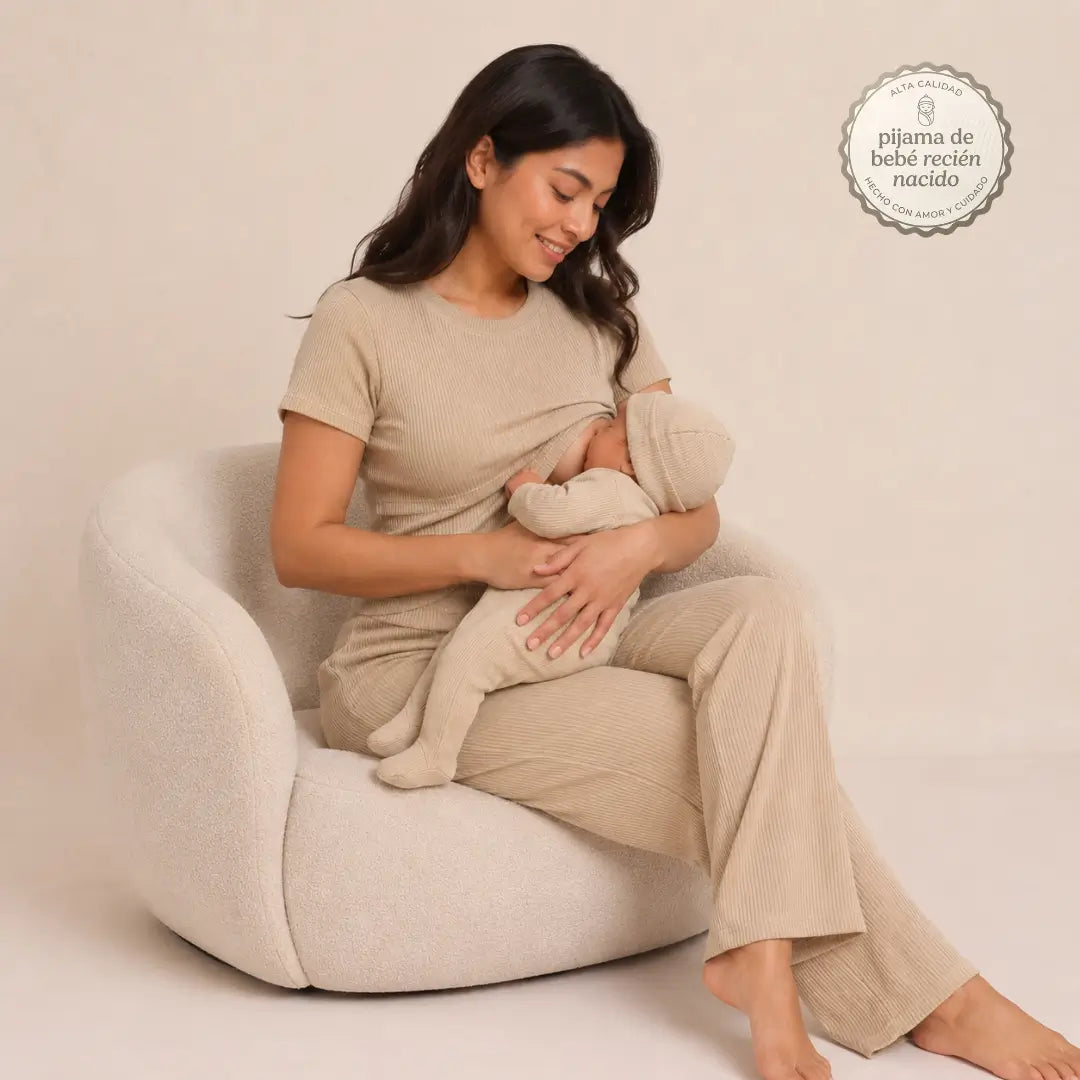 SET PIJAMA DE LACTANCIA MADRE E HIJO