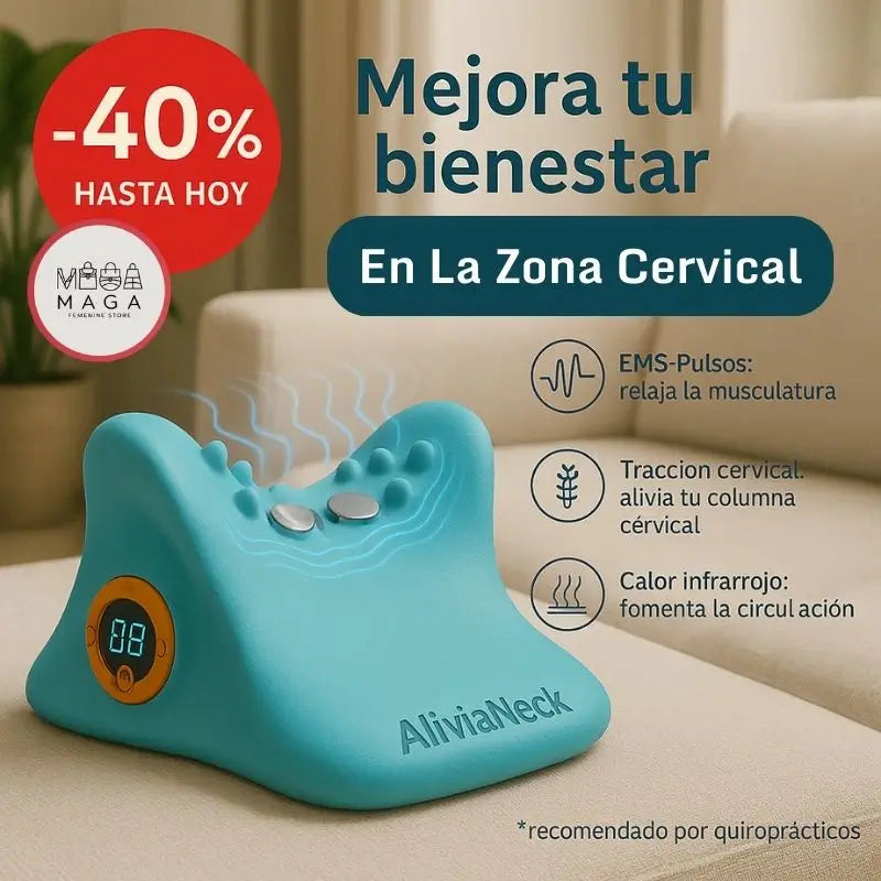 ☁️ AliviaNeck ☁️ Masajeador inteligente que alivia la tensión.