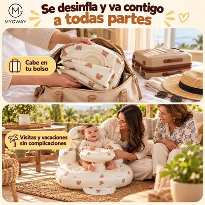 SILLA INFLABLE PARA BEBÉ.