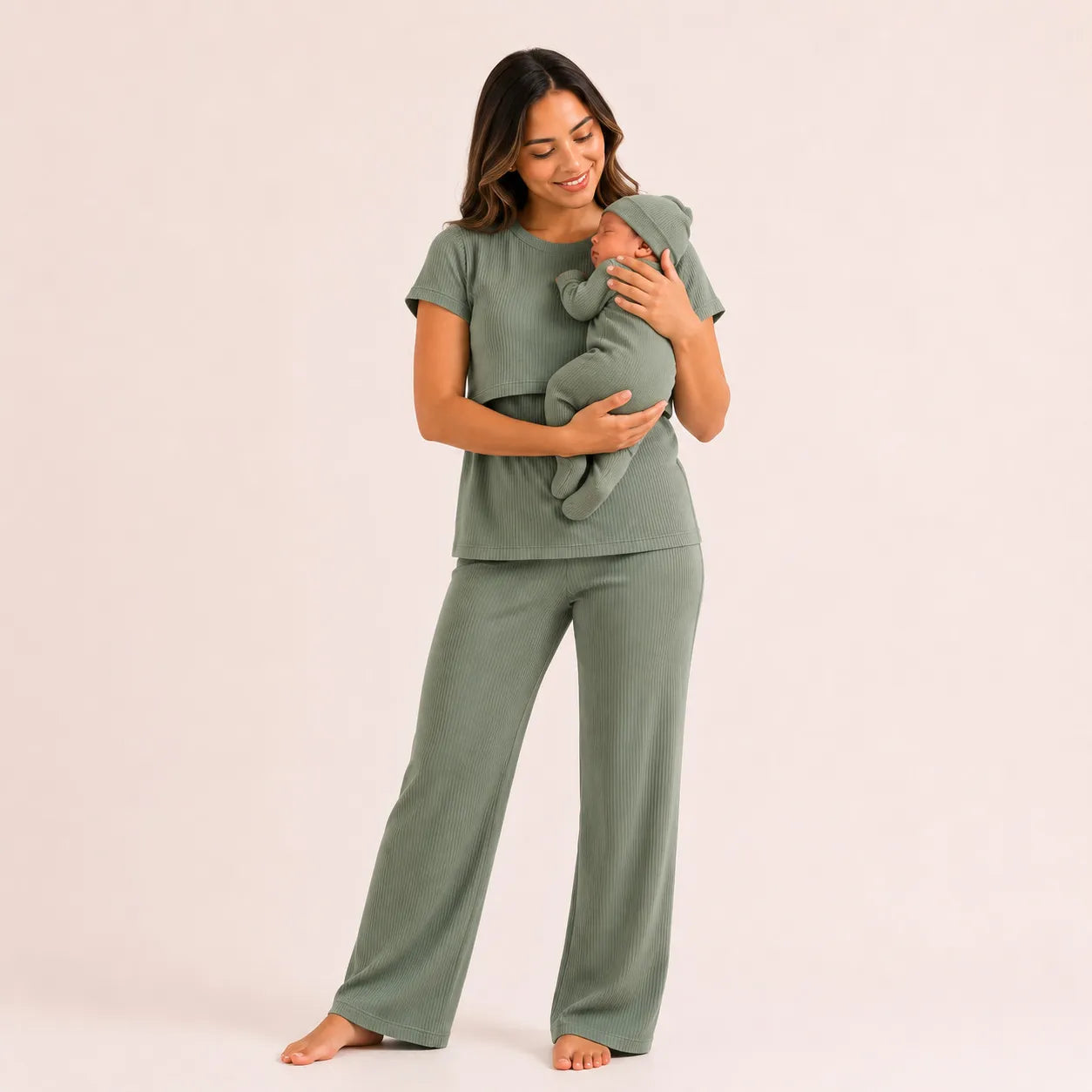 SET PIJAMA DE LACTANCIA MADRE E HIJO