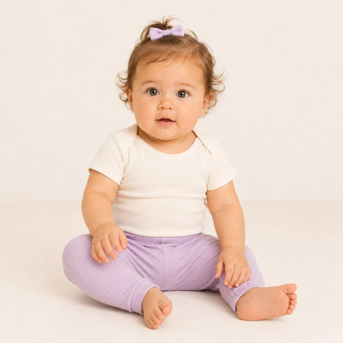 Pack Leggings para niñas en Rib