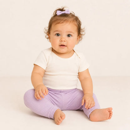 Pack Leggings para niñas en Rib