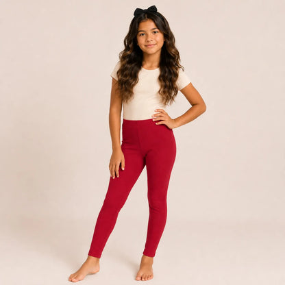 Pack Leggings para niñas en Rib
