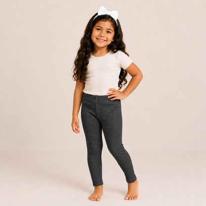 Pack Leggings para niñas en Rib