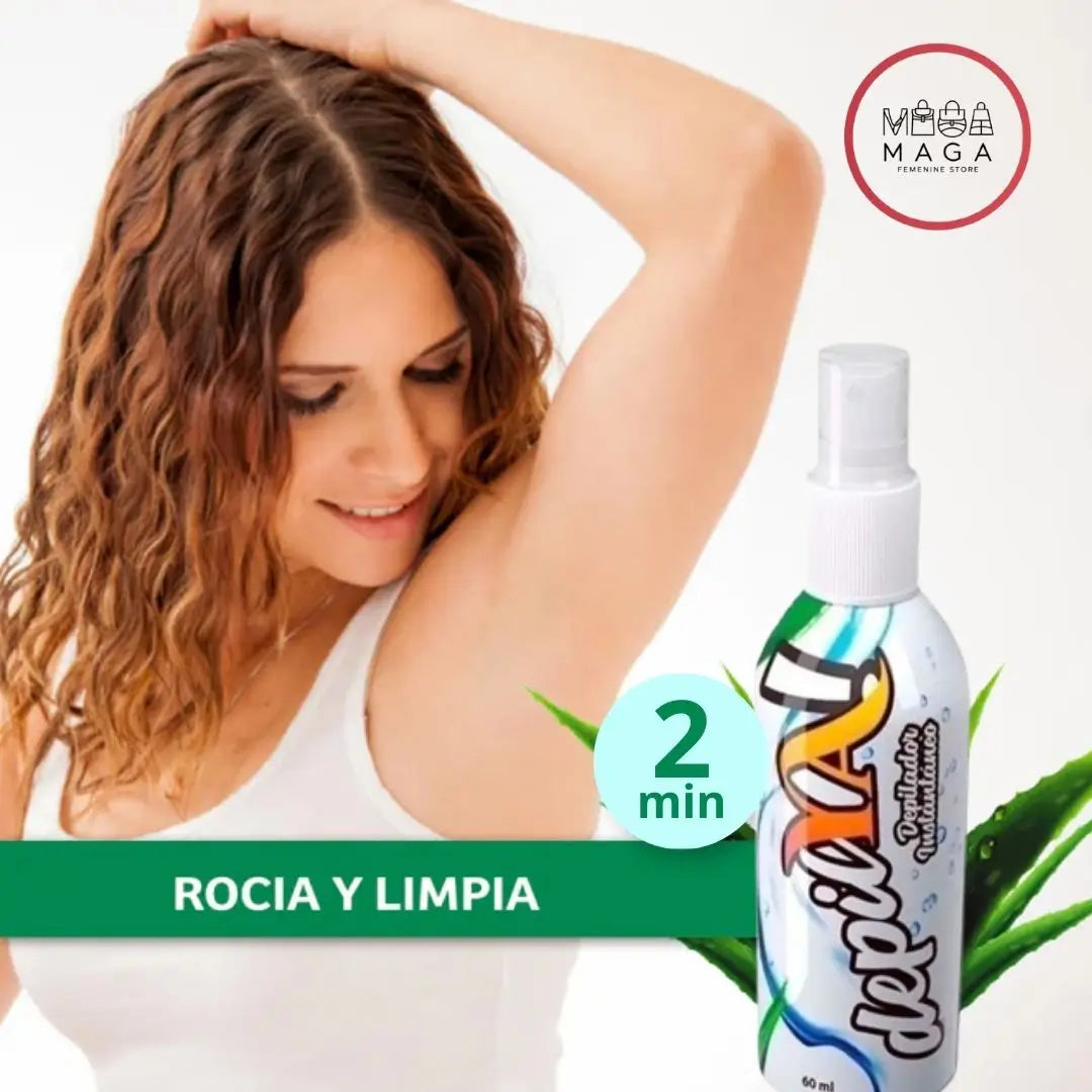 DepilYA - ¡Rocía, limpia y olvídate del vello! Resultados visibles en solo 2 min